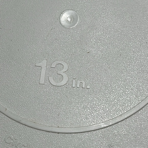 Wilton plastic decorators plates. 13” and 8” - Picture 3 of 7